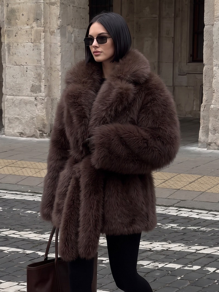 Wool Coat Peacoat - Mueyaruho 2026 Jaqueta de Inverno Feminina