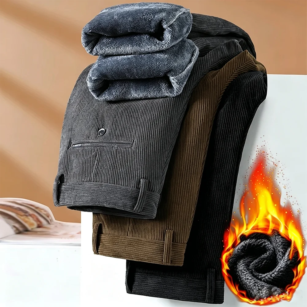 Corduroy Pant Warm - Calças de veludo cotelê com forro