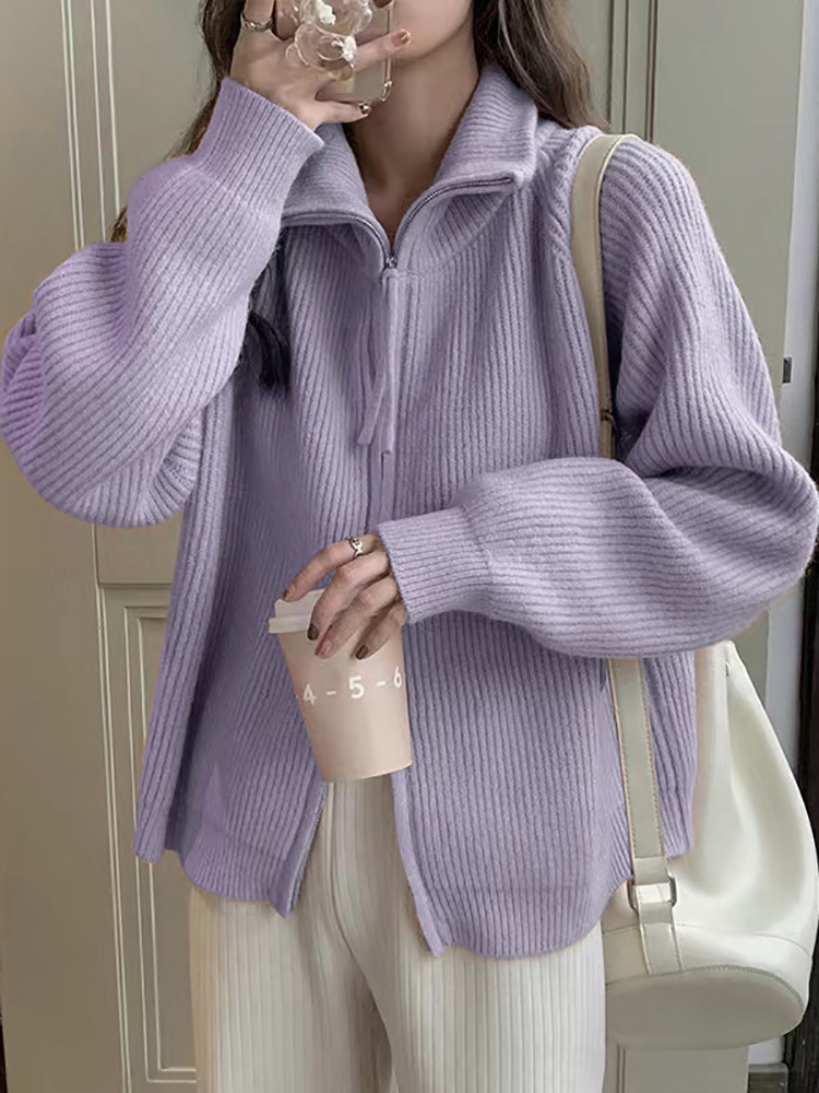 Wool Coat Peacoat - Moda Feminina Outono Inverno 2026: Cardigã