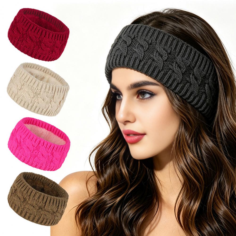 Faixa de Cabelo Elástica de Tr - Fleece Ear Warmer Band avaliação e preço