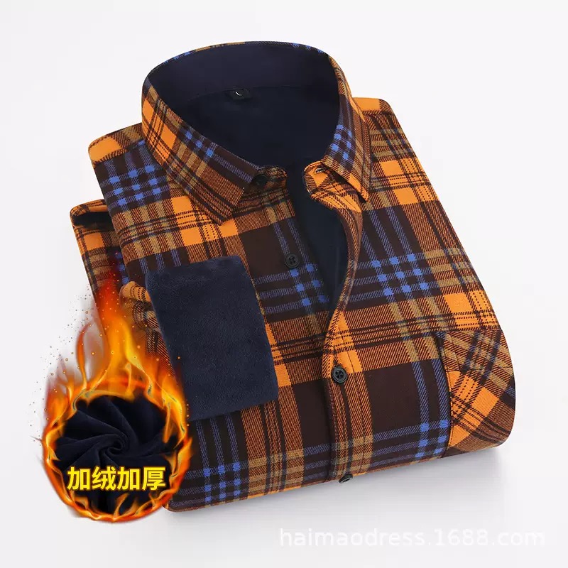 Inverno nova tendência da moda - Flannel Shirt Lined avaliação e preço