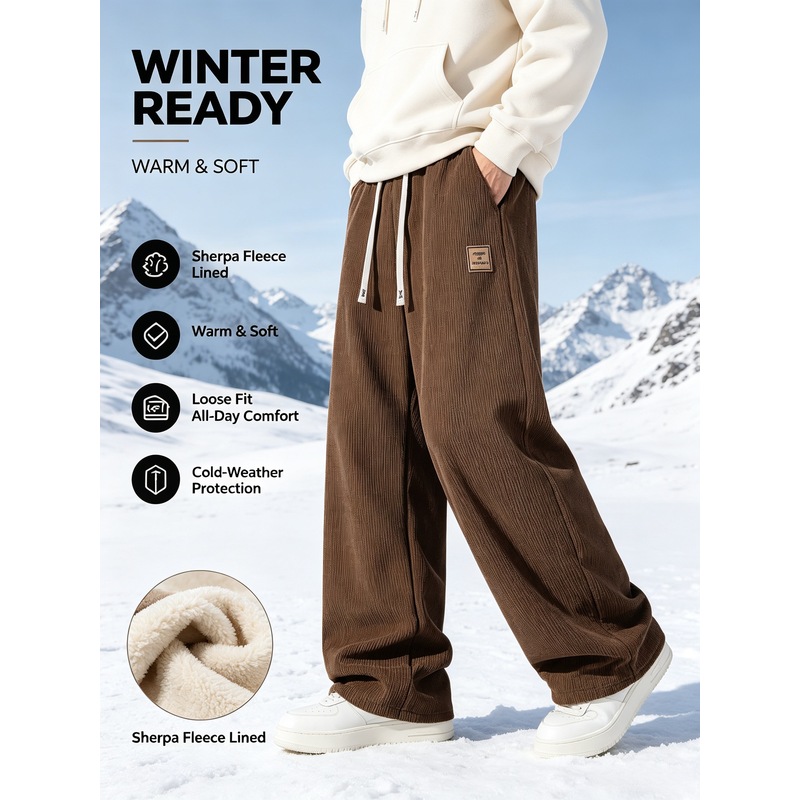 Calças de esporte de inverno m - Corduroy Pant Warm avaliação e preço